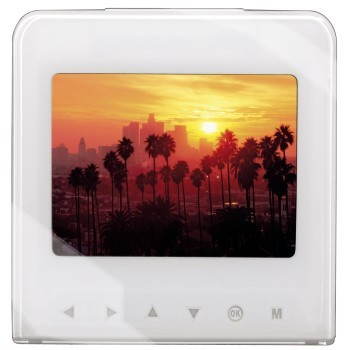 Hama 3.5" LCD Slim Traveller bílý - Digital Photo Frame - Main image