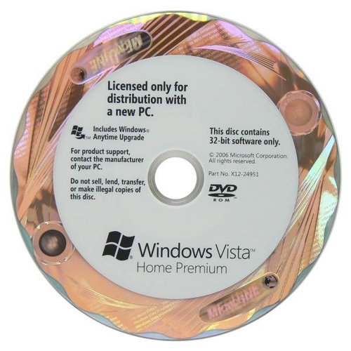 OEM Microsoft Windows Vista Home Premium 32-bit Edition ENG upgrade Windows 7 Main image OEM Microsoft Windows Vista Home Premium 32-bit Edition ENG upgrade Windows 7 - Operating System - Main image