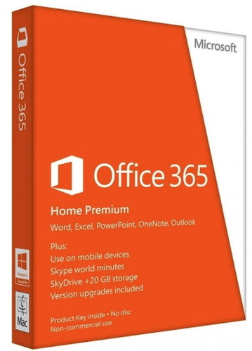 Microsoft Office 365 Home Premium ENG Main image Microsoft Office 365 Home Premium ENG - Office Pack - Main image