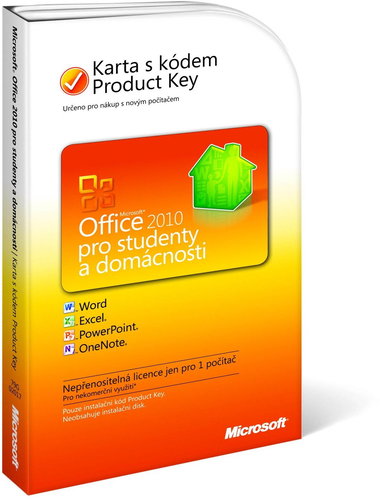  Microsoft Office 2010 Home and Student CZ (PKC) - 1 user/1 computer  - Office Pack - Main image