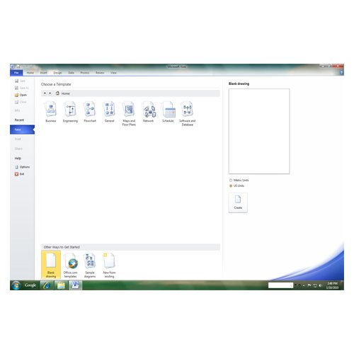 Electronic License Microsoft Visio Standard 2010 32/64-bit, PKL