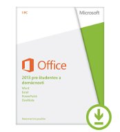 Microsoft Office 2013 Home and Student SK - 1 user/1 PC - Electronic License