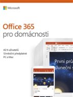 Microsoft Office 365 pre domácnosti (elektronická licenca) - Kancelársky softvér