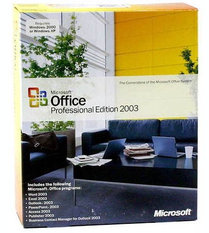 Microsoft Office 2003 PRO CZ - Krabicová Verze - - - Hlavní obrázek