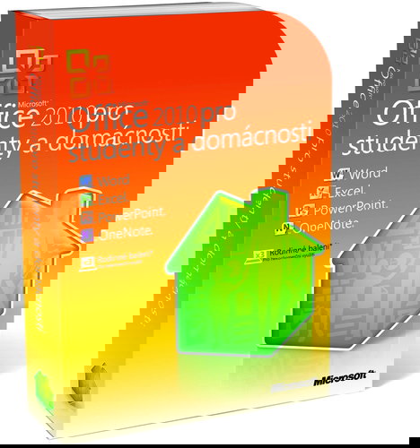 Microsoft Office 2010 pro studenty a domácnosti CZ - 1 domácnost/3 počítače (FPP) - Kancelářský balík - Hlavní obrázek