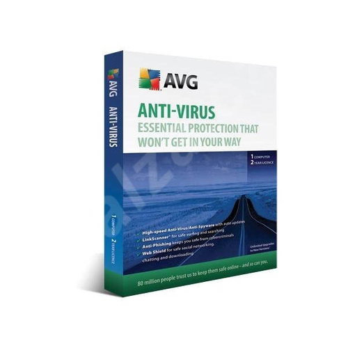 OEM AVG Anti-Virus 9 licence pro 1 počítač na 12 měsíců - Antivírus - Hlavný obrázok