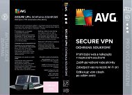 AVG Secure VPN pre 5 zariadení na 12 mesiacov (BOX) - Internet Security
