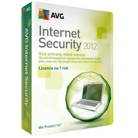 AVG Internet Security 2012  licence pro 2 počítače na 12 měsíců - Security Software - Main image