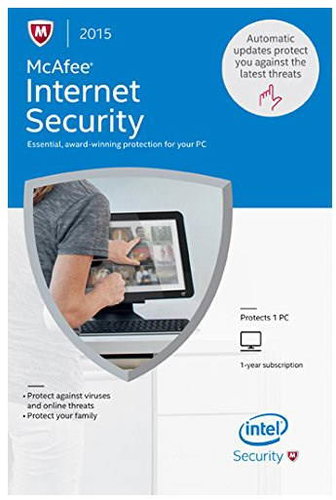  McAfee Internet Security 2015 1PC CZ  - Antivirus - Main image