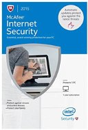 McAfee Internet Security 2015 1PC CZ - Antivírus