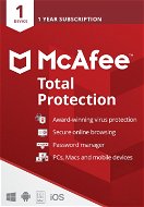 McAfee Total Protection pre 1 zariadenie na 12 mesiacov (elektronická licencia) - Antivírus