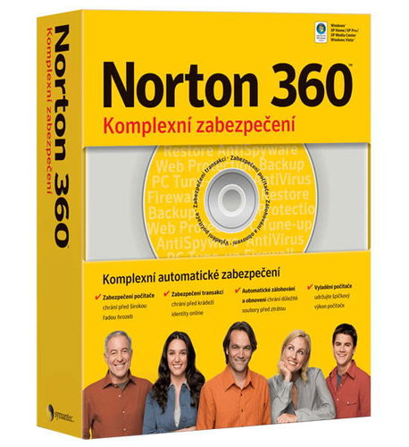 Symantec Norton 360 4.0 CZ pro pět uživatelů - Antivirus - Main image