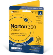Symantec Norton 360 Deluxe 50GB CZ, 1 user, 5 devices, 12 months (electronic license) - Antivirus