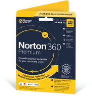 Symantec Norton 360 Premium 75GB CZ, 1 user, 10 devices, 12 months (electronic license) - Antivirus