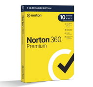 Norton 360 Premium 75GB, VPN, anti-phishing, 1 user, 10 devices, 12 months (electronic licence) - Internet Security