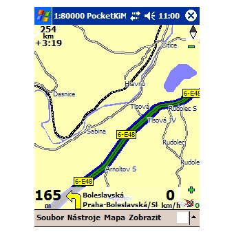 PocketKiM mapa ČR s plány 225 měst pro GPS + Kniha jízd - Pocket PC a Win [CZ Pro v3 + Kniha jízd] - - - Hlavní obrázek