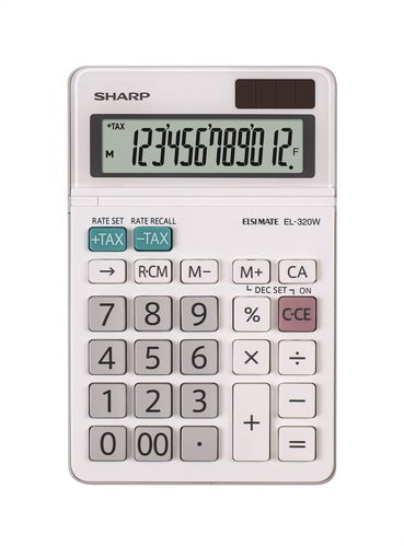 Calculator Sharp SH-EL320W White - Calculator