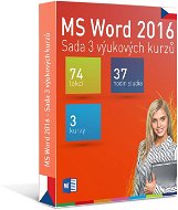 GOPAS MS Word 2016 – 3 samoštudijné výukové kurzy na 365 dní CZ (elektronická licencia) - Vzdelávací program