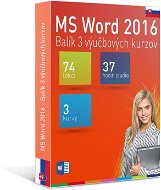 GOPAS MS Word 2016 – 3 samoštudijné výukové kurzy na 365 dní SK (elektronická licencia) - Vzdelávací program