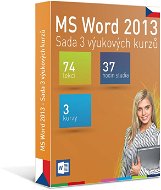 GOPAS MS Word 2013 – 3 samoštudijné výukové kurzy na 365 dní CZ (elektronická licencia) - Vzdelávací program
