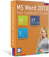 GOPAS MS Word 2013 – 3 samoštudijné výukové kurzy na 365 dní SK (elektronická licencia) - Vzdelávací program