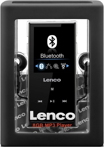 760 MP4 Black 8GB Bluetooth Lenco with Xemio Player -