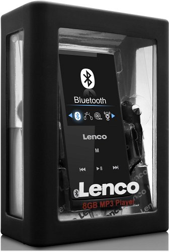 8GB 760 - Black Xemio Lenco with Bluetooth Player MP4