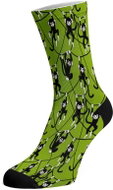 Walkee coloured socks - Monkeys Color: Green, Size: 42-47 - Socks
