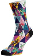 Walkee Colored Socks - Triangle Vision Color: Blue, Size: 37-41 - Socks
