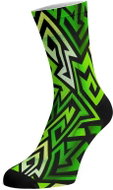 Walkee coloured socks - Green abstract Color: Green, Size: 42-47 - Socks