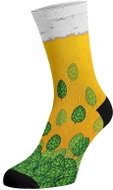 Walkee Colored Socks - Beerfoots Color: Yellow, Size: 37-41 - Socks