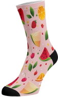 Walkee Colored Socks - Sweet fruits Color: Pink, Size: 42-47 - Socks