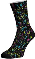 Walkee Colored Socks - Splash Color: Black, Size: 42-47 - Socks