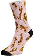 Walkee Colored Socks - Tigers Color: Pink, Size: 42-47 - Socks