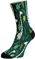 Walkee coloured socks - Giraffe in the jungle Color: Green, Size: 42-47 - Socks