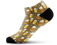 Walkee Colored Ankle Socks - Beers Color: Brown, Size: 37-41 - Socks