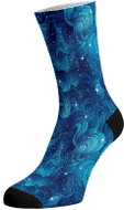 Walkee coloured socks - Space waves Color: Blue - Socks