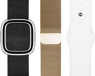 Strapado Milano-2 dárková sada řemínků pro Apple Watch 42/44/45 S/M - Watch Strap