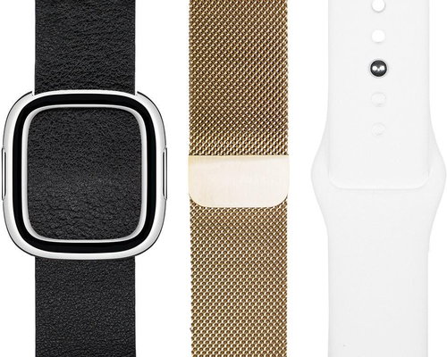 Strapado Milano-2 dárková sada řemínků pro Apple Watch 42/44/45 S/M - Watch Strap - Main image
