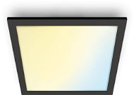 WiZ Panel Tunable White 12 W négyzet alakú, fekete - Mennyezeti lámpa