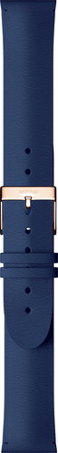Withings leather strap 18mm navy blue - Watch Strap - Main image