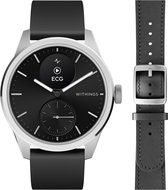 Withings ScanWatch 2 42mm Black with leather strap - Smart Watch