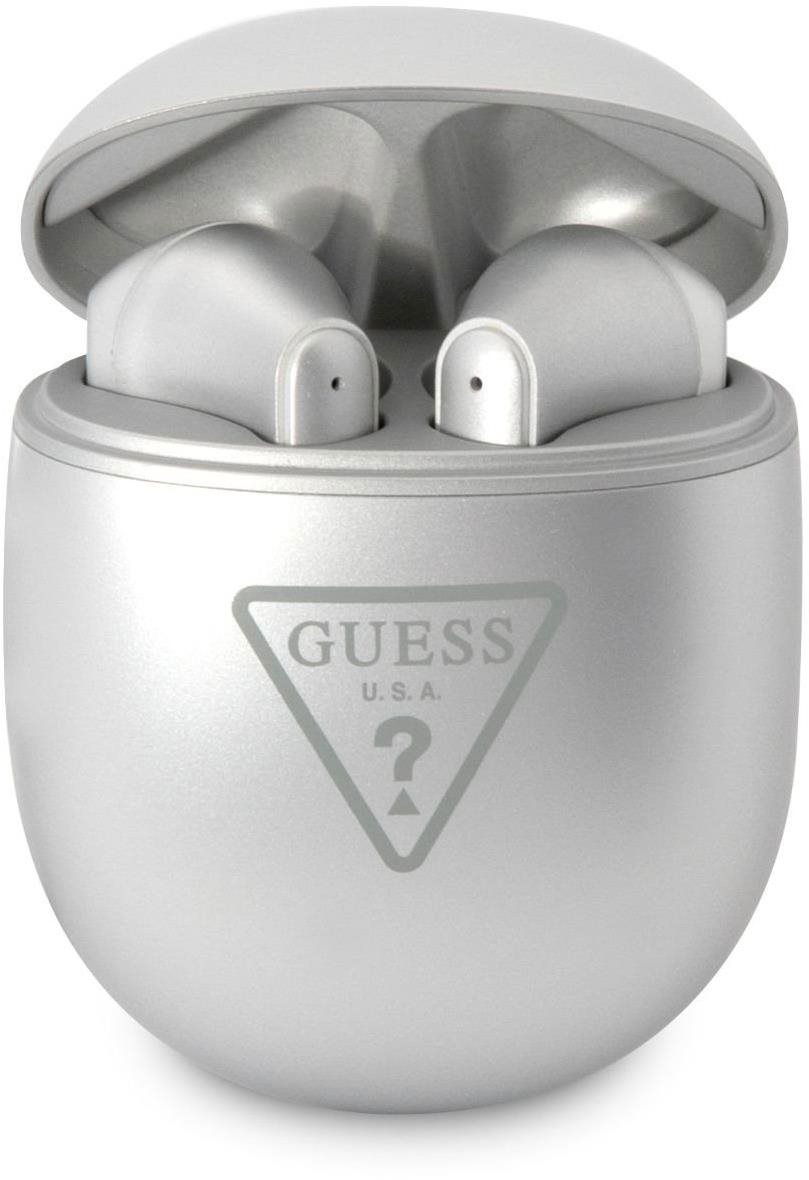 Guess True Wireless Triangle Logo BT5.0 4H Stereo Earphones Glossy