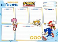 Grupo Erik Sonic: Sonic the Hedgehog, stolní týdenní plánovač A4 - Planner