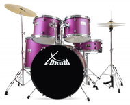 XDrum Semi 22" Standard Set Satin Purple Sparkle - Drums