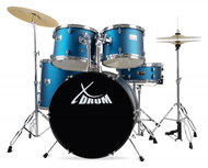 XDrum Semi 22" Standard Set Satin Blue Sparkle - Drums