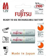 Fujitsu-nabité batérie White R06 / AA, 2100 nabíjacích cyklov, blister 2ks - Jednorazová batéria