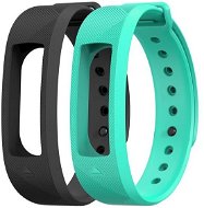 EVOLVEO FitBand B2 Bracelet Black + Turquoise - Watch Strap
