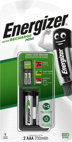 Energizer Mini AAA + 2AAA Power Plus 700 mAh - Charger and Spare Batteries - Main image