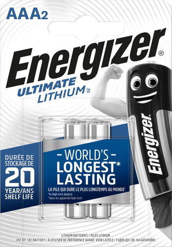 Energizer Ultimate Lithium AAA/2 - Disposable Battery - Main image